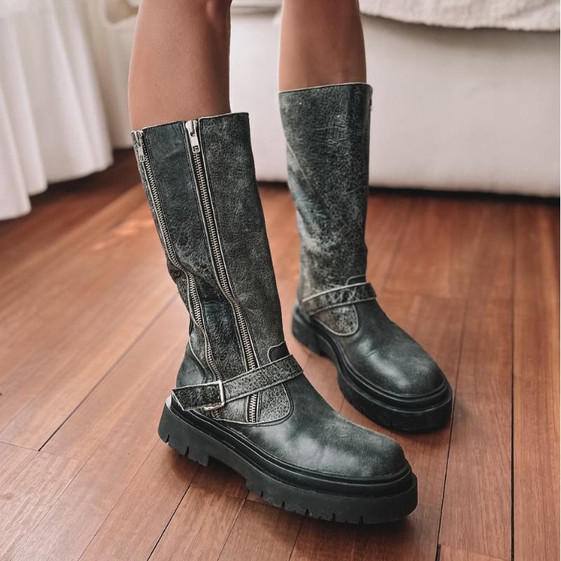Women's Stylish Zipper Boots - allsose