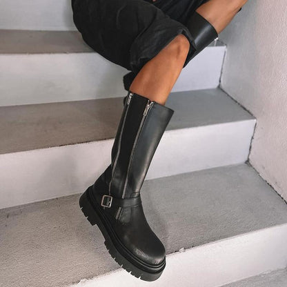 Women's Stylish Zipper Boots - allsose